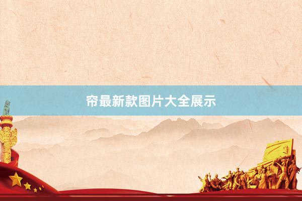 帘最新款图片大全展示
